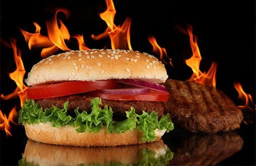 onlyfire Grill Burger Press, Cast Iron Steak Meat Bacon Press for
